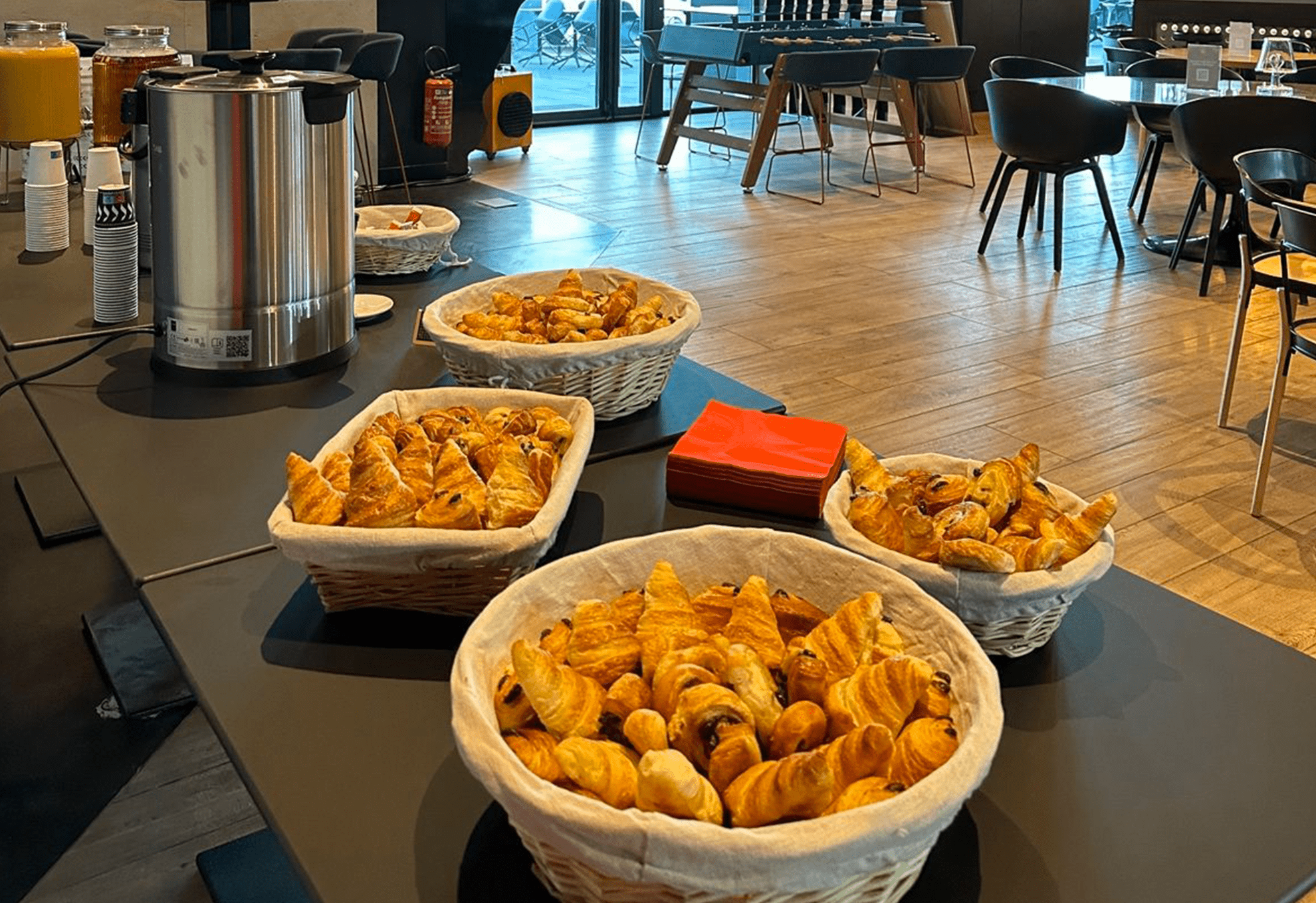 croissants petit déjeuner évènement