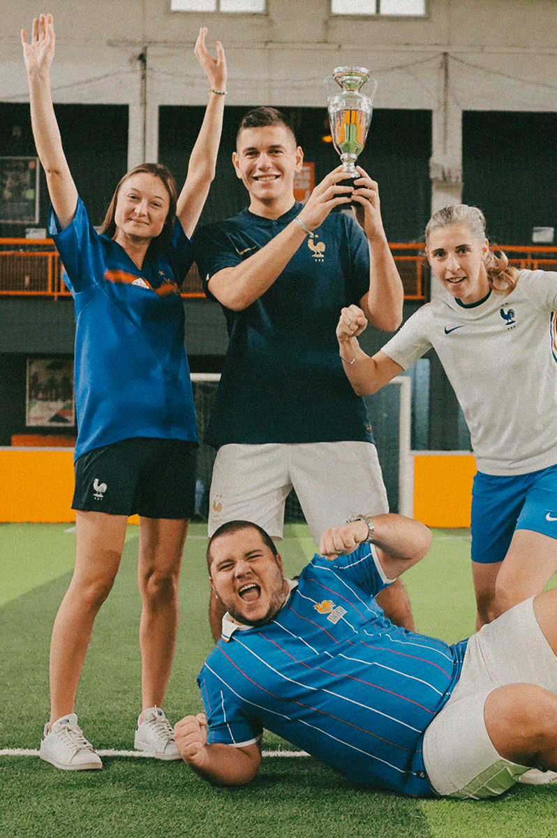 célébration évènement sportif foot à 5