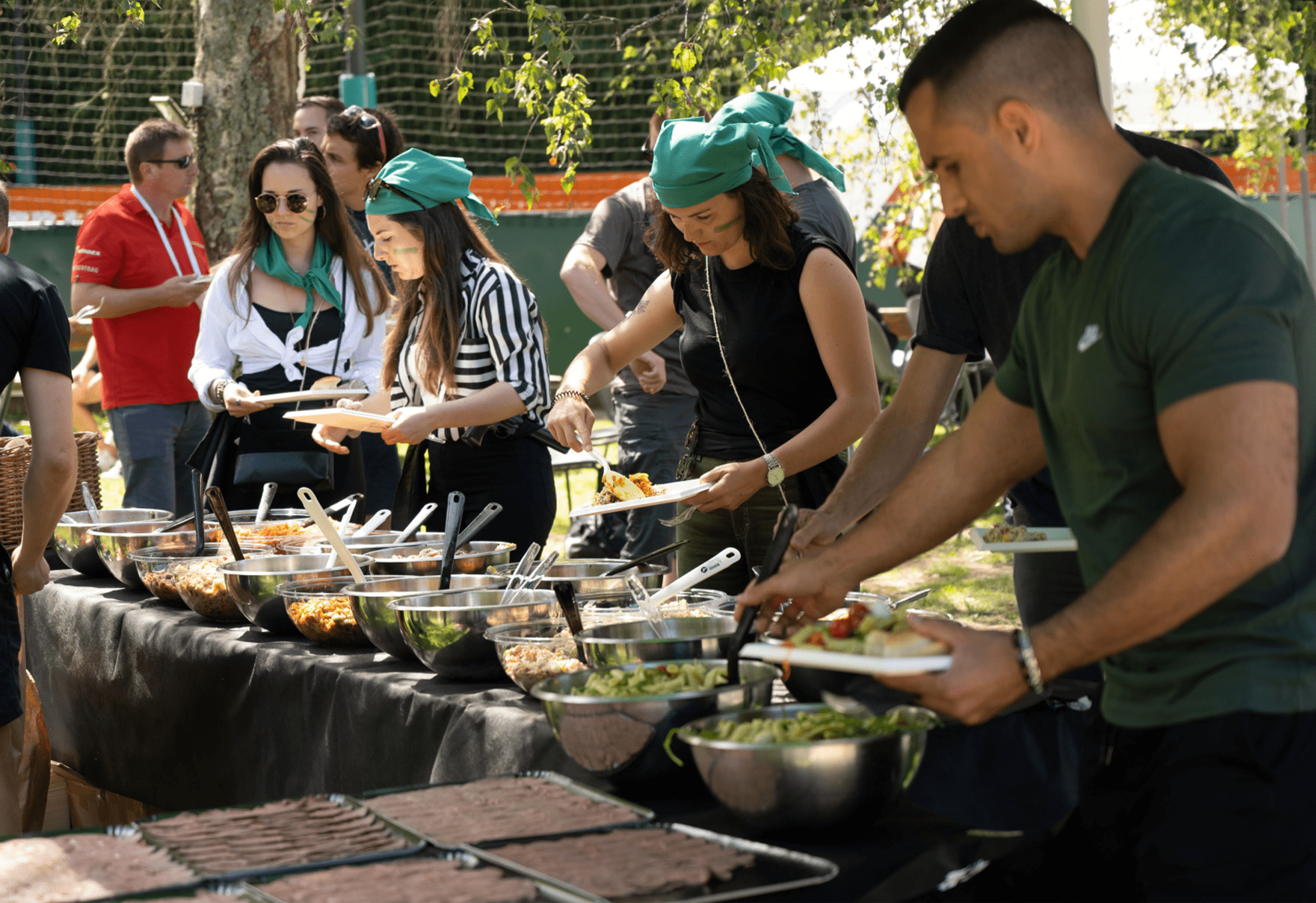 buffet froid salade évènement